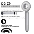 Handheld Shower Head with KDF Filter and Pressure Boost